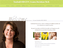 Tablet Screenshot of lauradavidsonmd.com